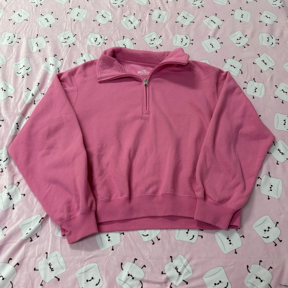 Women’s Hollister Pink Half-Zip